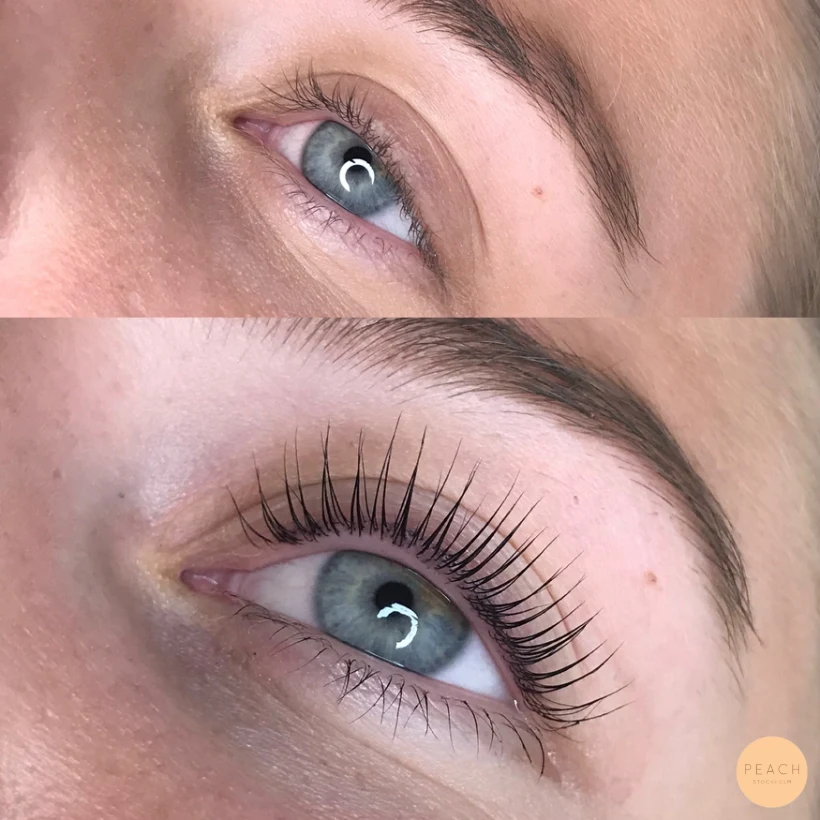 Yumi keratin lash lift – salongsresultat av Amanda Da Silva, 27 juni 2019