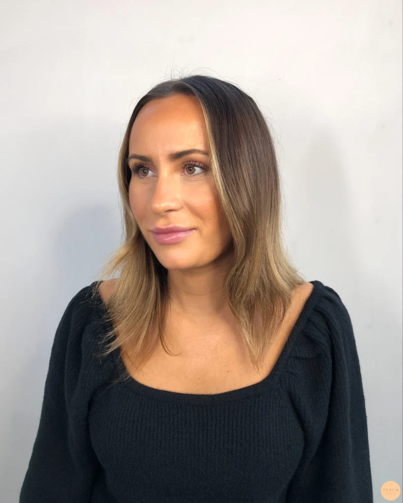 Hairtalk förlängning 40cm mörkt