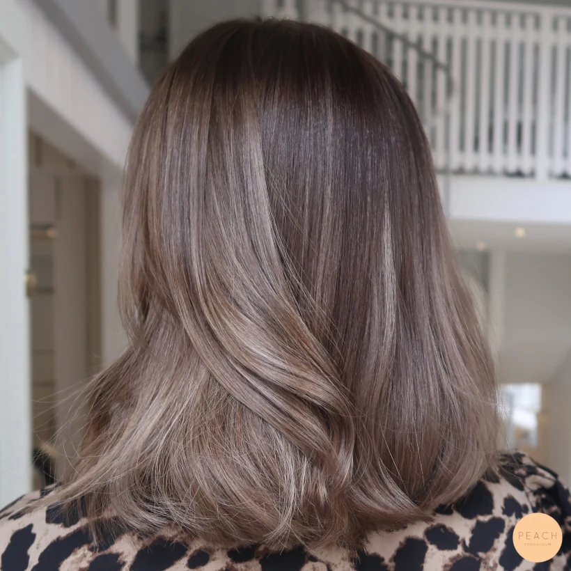 Lob krämig balayage