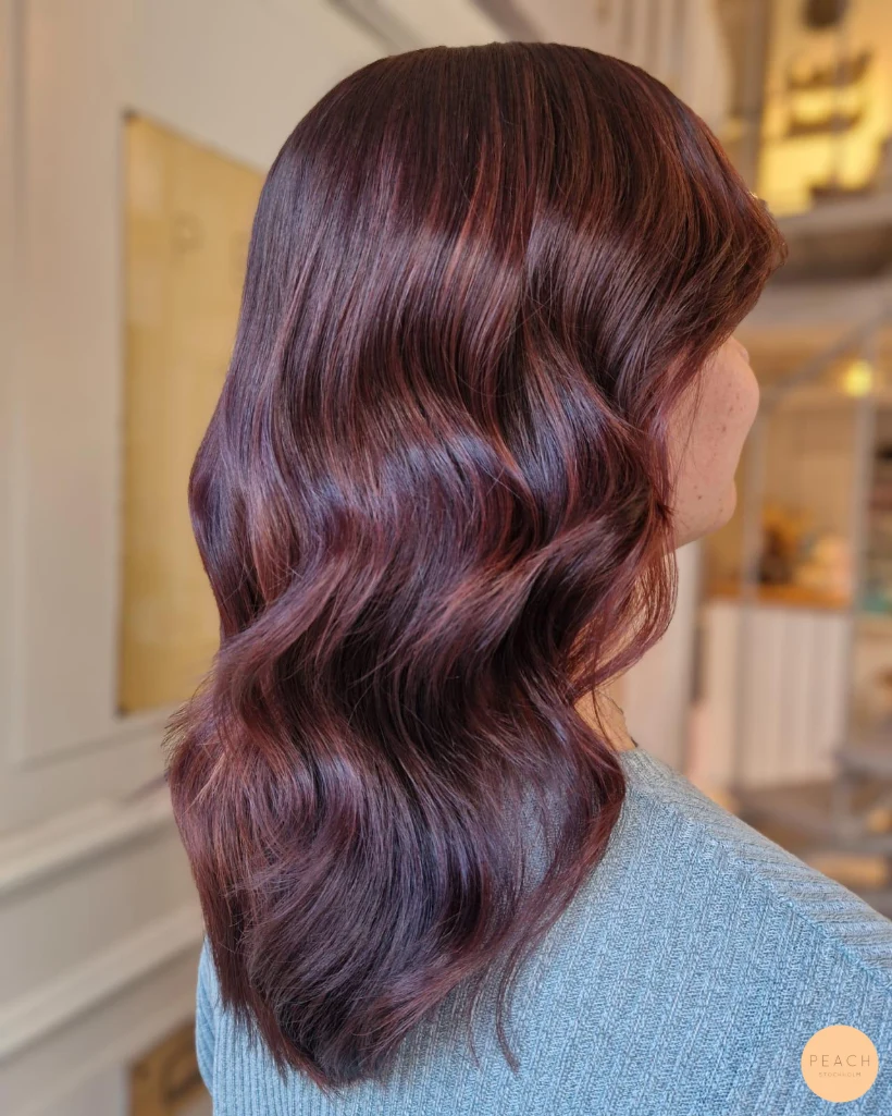 ❤️💜 Red violet hair color