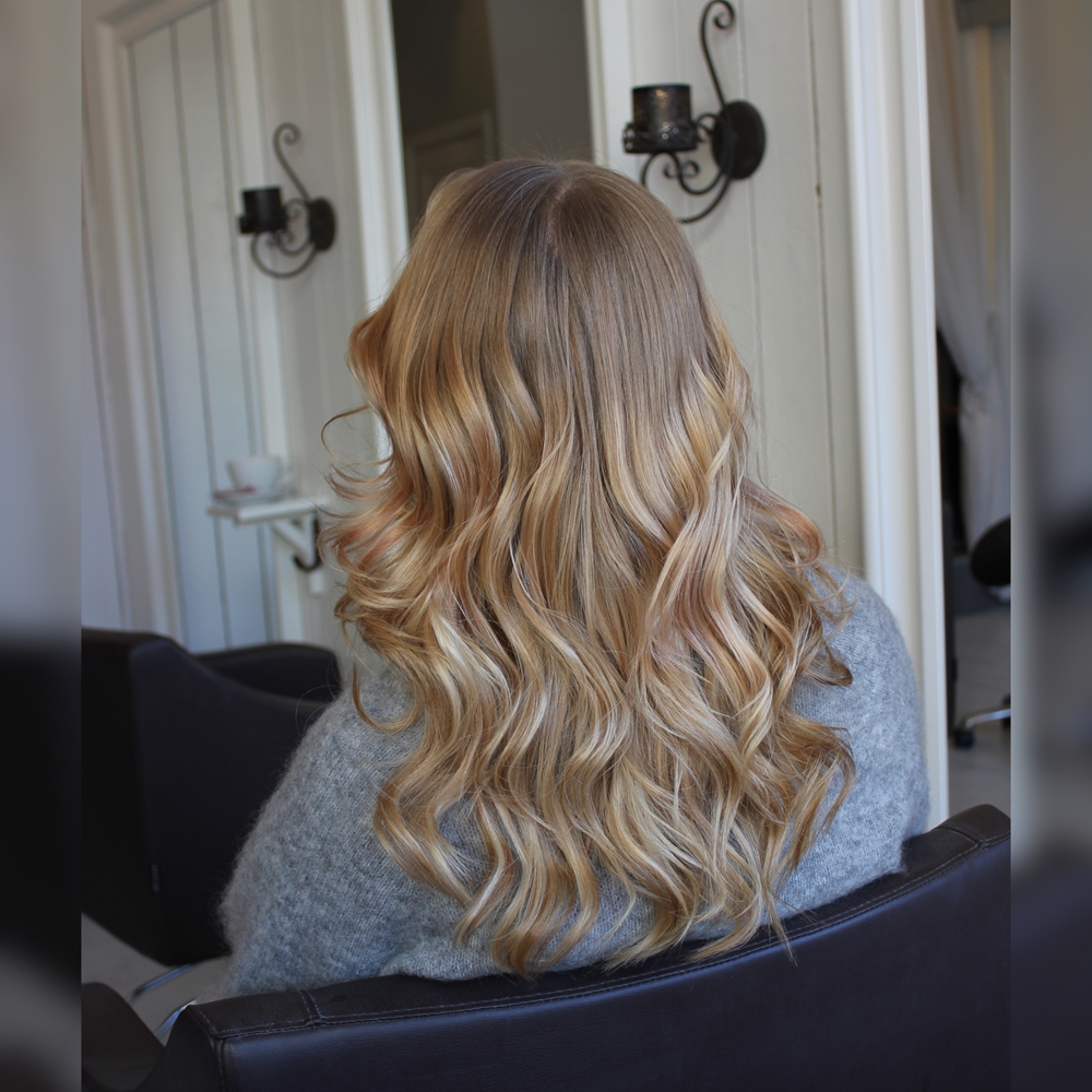 Havre blond hårfärg
