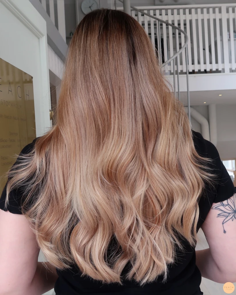 Beige blond hårfärg