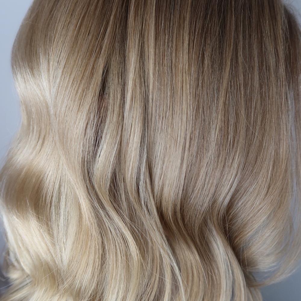Blondfärg med slingor
