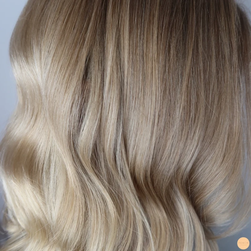 Blondfärg med slingor