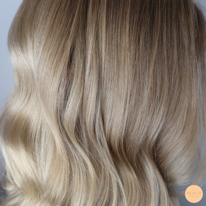 Blondfärg med slingor