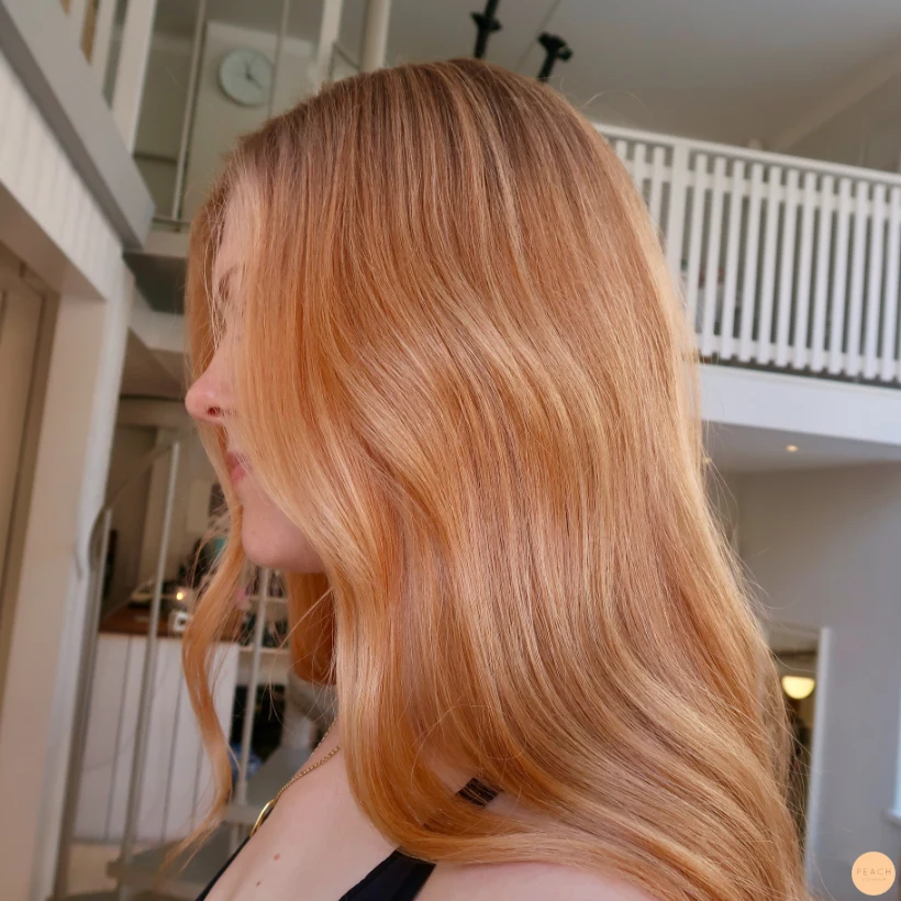 Peach blonde