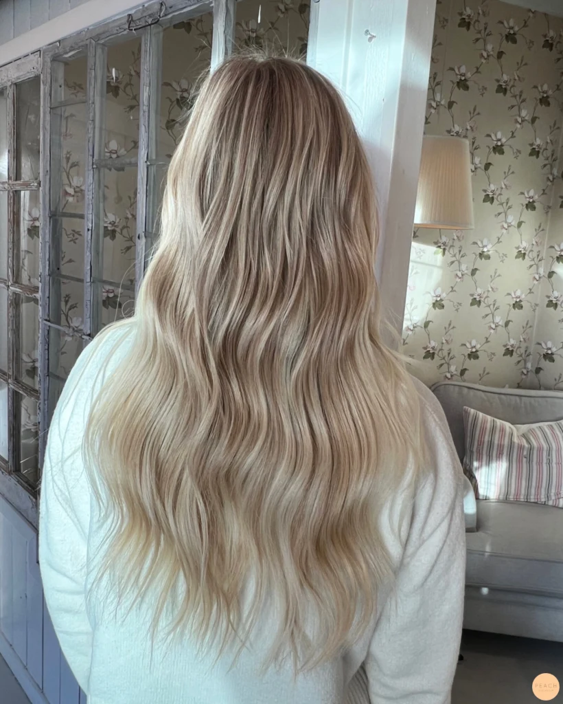 Blonde highlights and extensions💕
