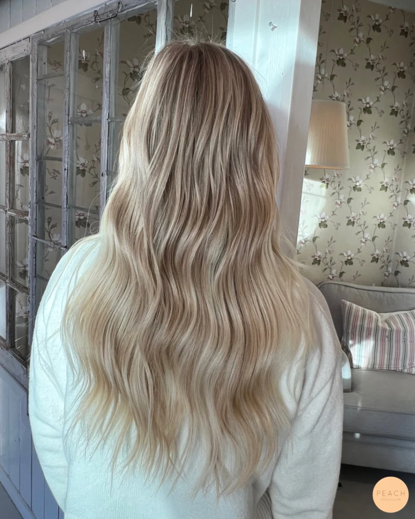 Blonde highlights and extensions💕