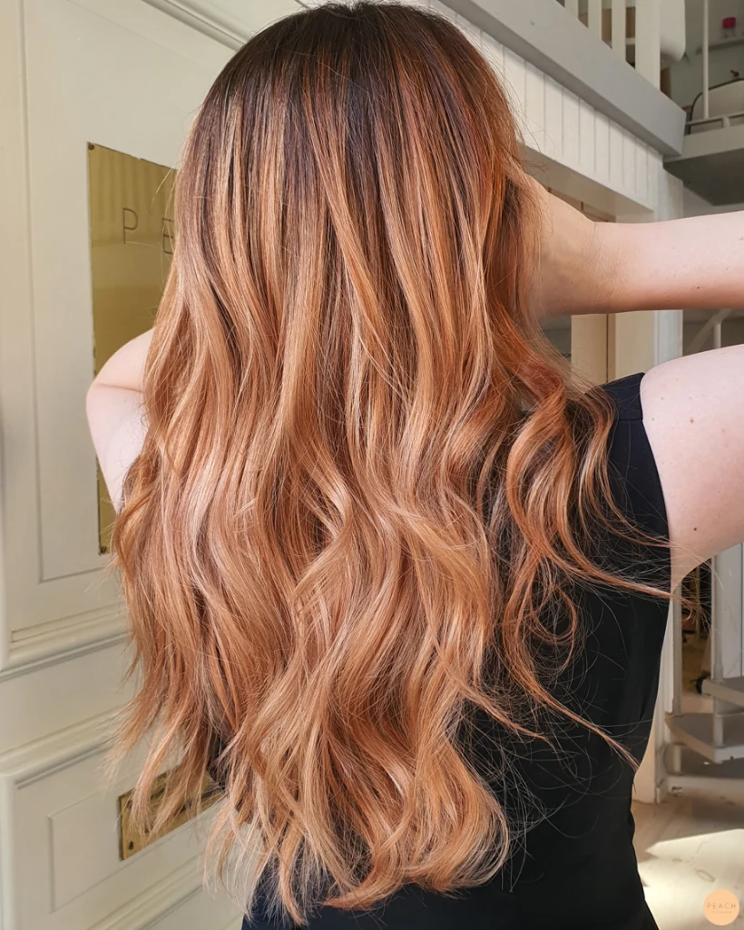 Wild copper hair color