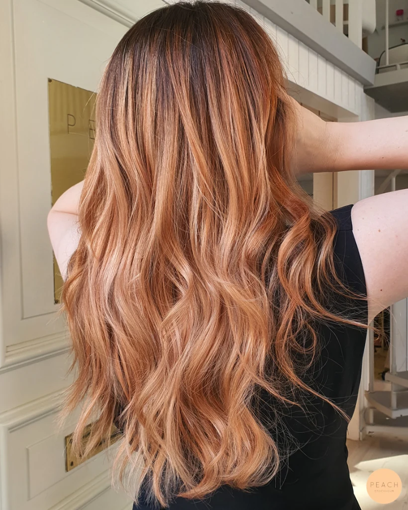 Wild copper hair color