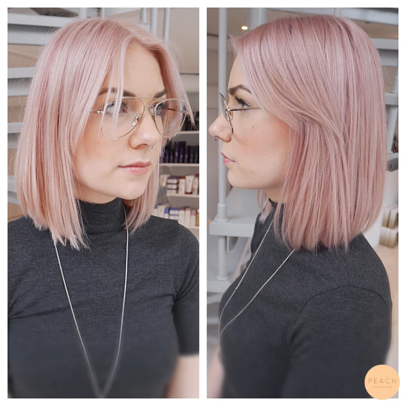 Helblekning med en rosa touch ✨