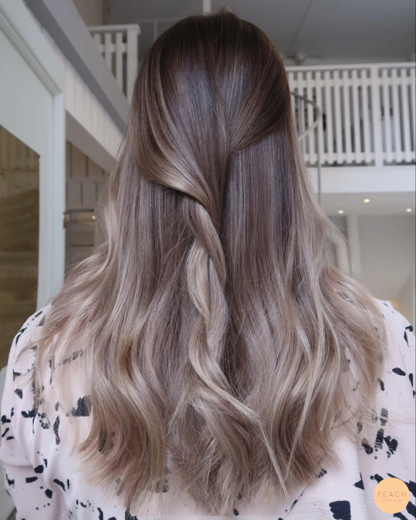 Från blond till brun – salongsresultat av Alicia Siverman, 28 oktober 2021