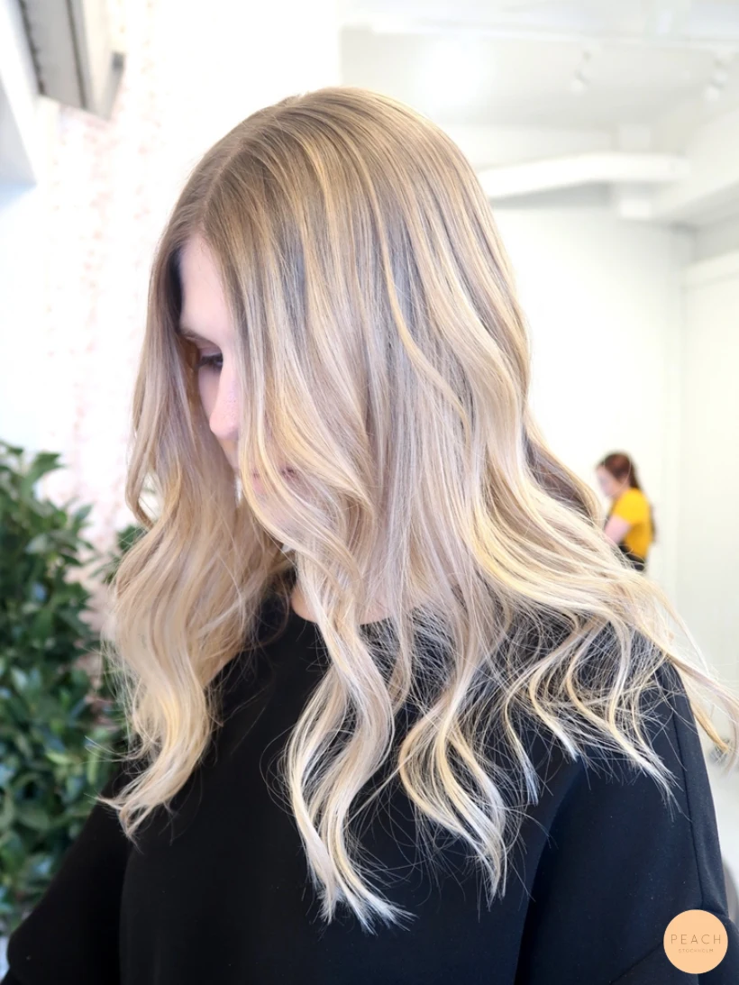 Blond naturlig balayage