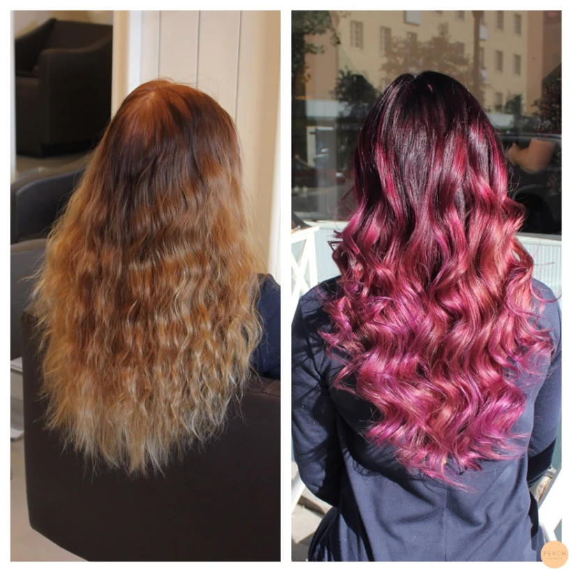 Lila ombre