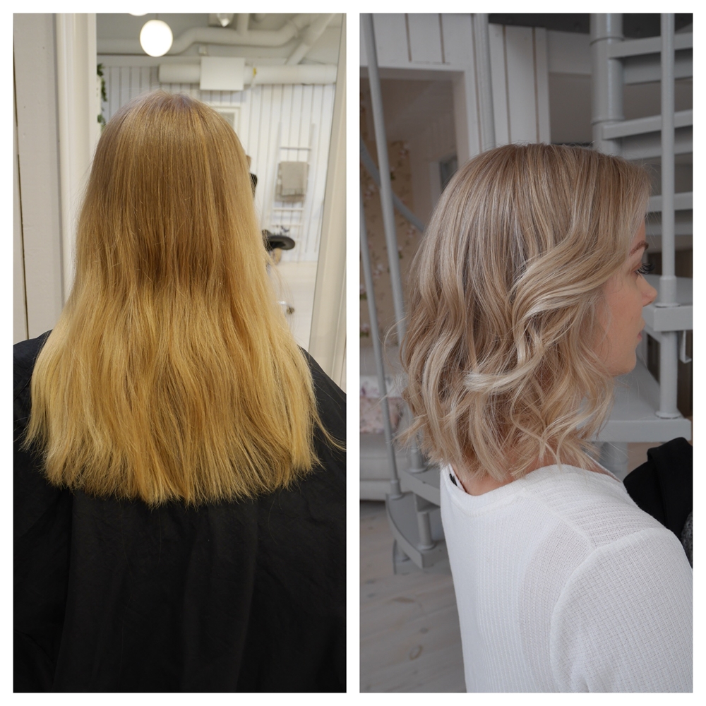 Från varm till kall blond