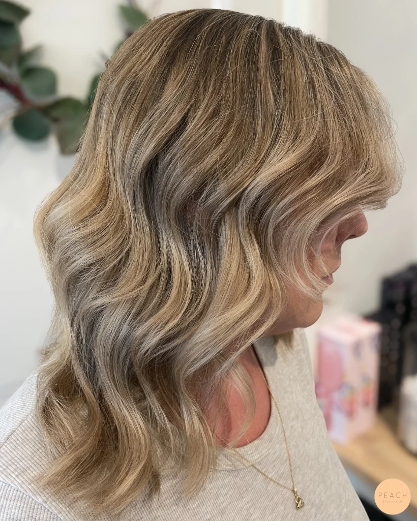 Creamy beige blond balayage ✨🍦