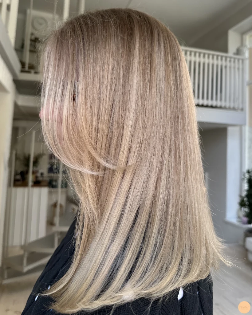 Honey vanilla blont hår