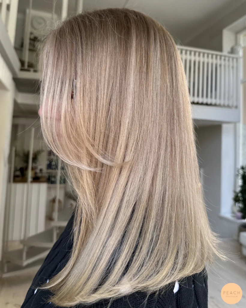 Honey vanilla blont hår