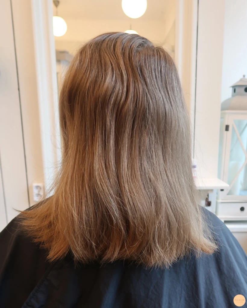 En makeover på ett ofärgat hår