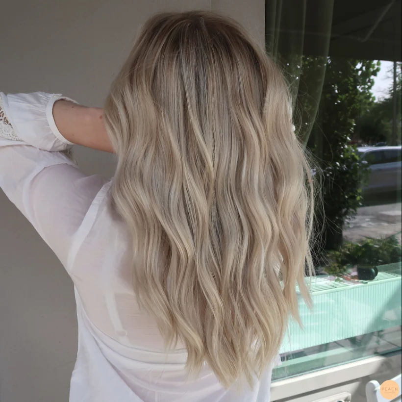 Kall Beige blond hårfärg