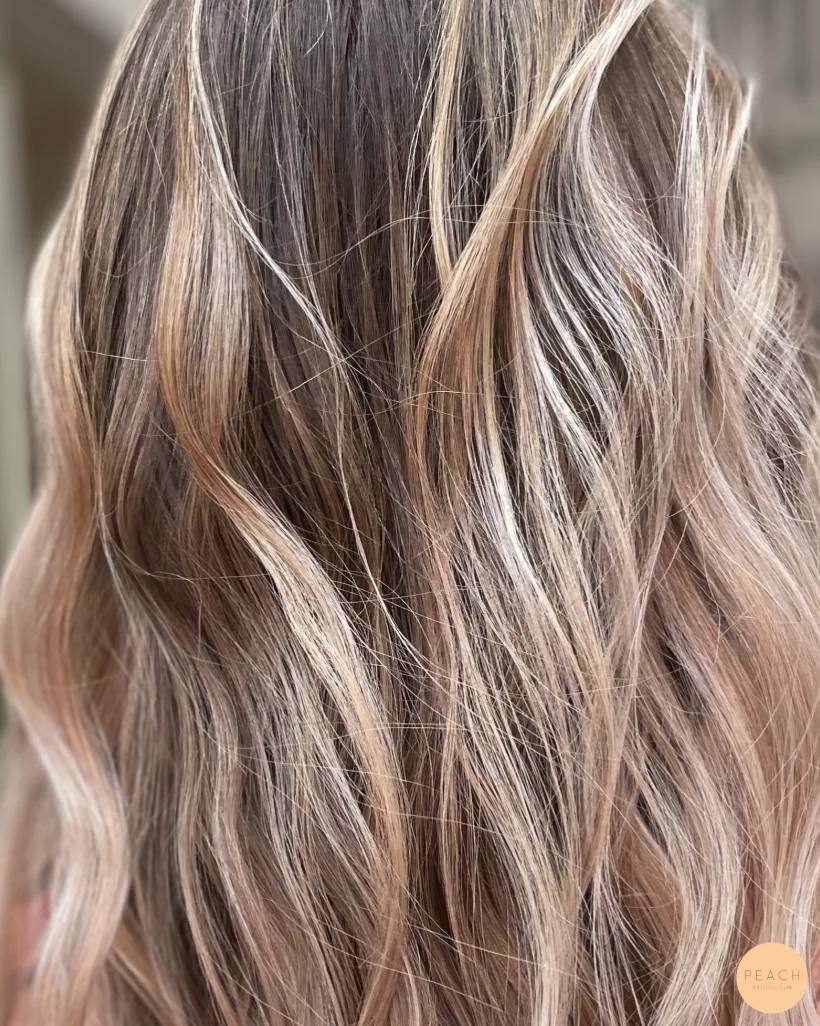 Bronde balayage med fina babylights