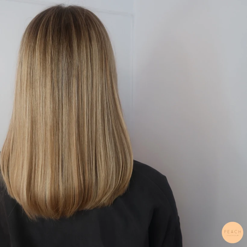 Blond balayage – salongsresultat av Julia Hemlén, 22 januari 2019