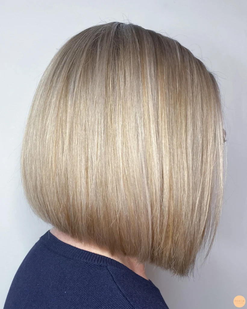 Blond lob haircuts
