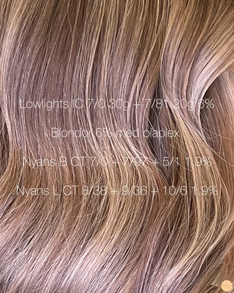 Beige bronde hair