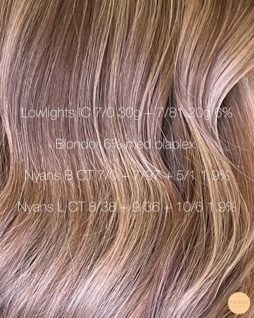 Beige bronde hair