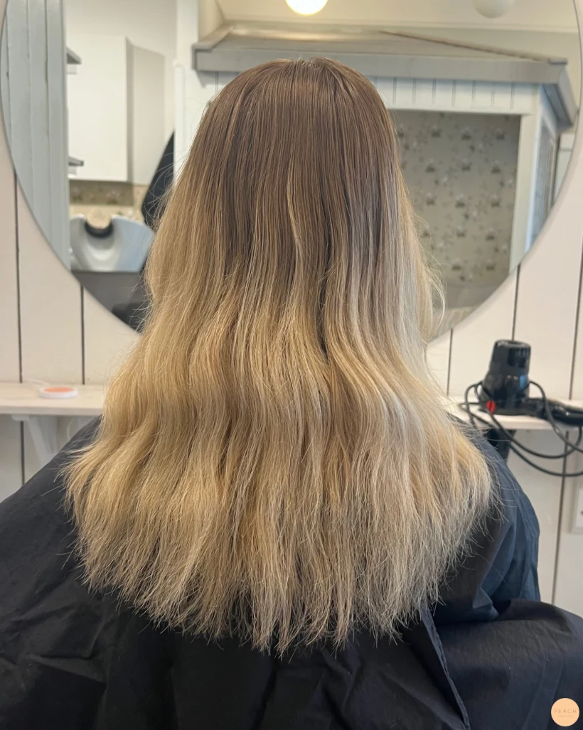 Vanilla blonde balayage🌸