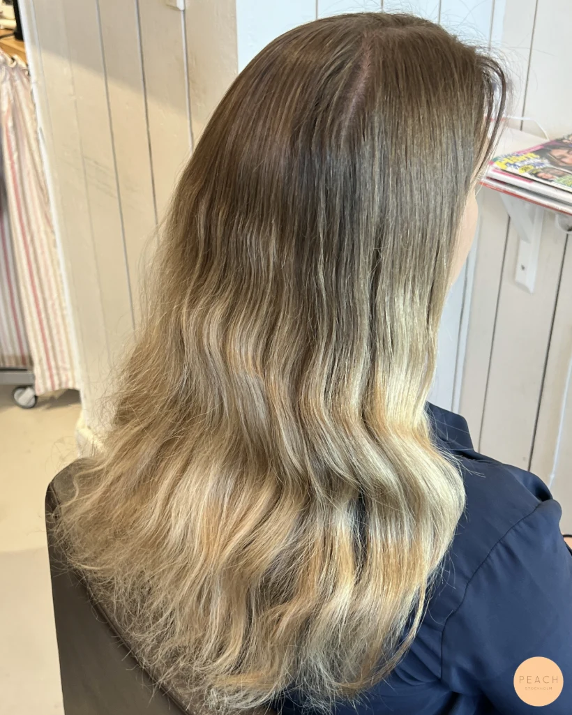 soft and creamy blonde hair