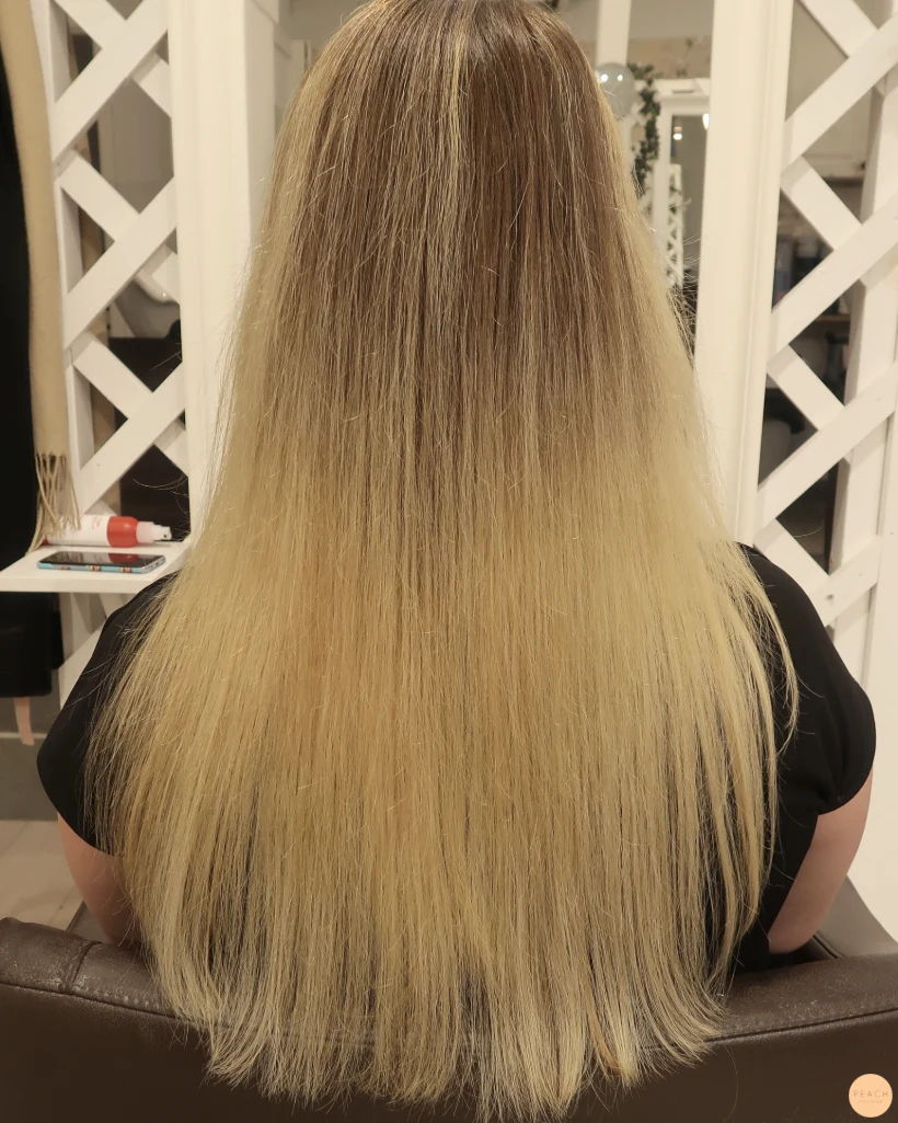 Balayage Blond lowlights