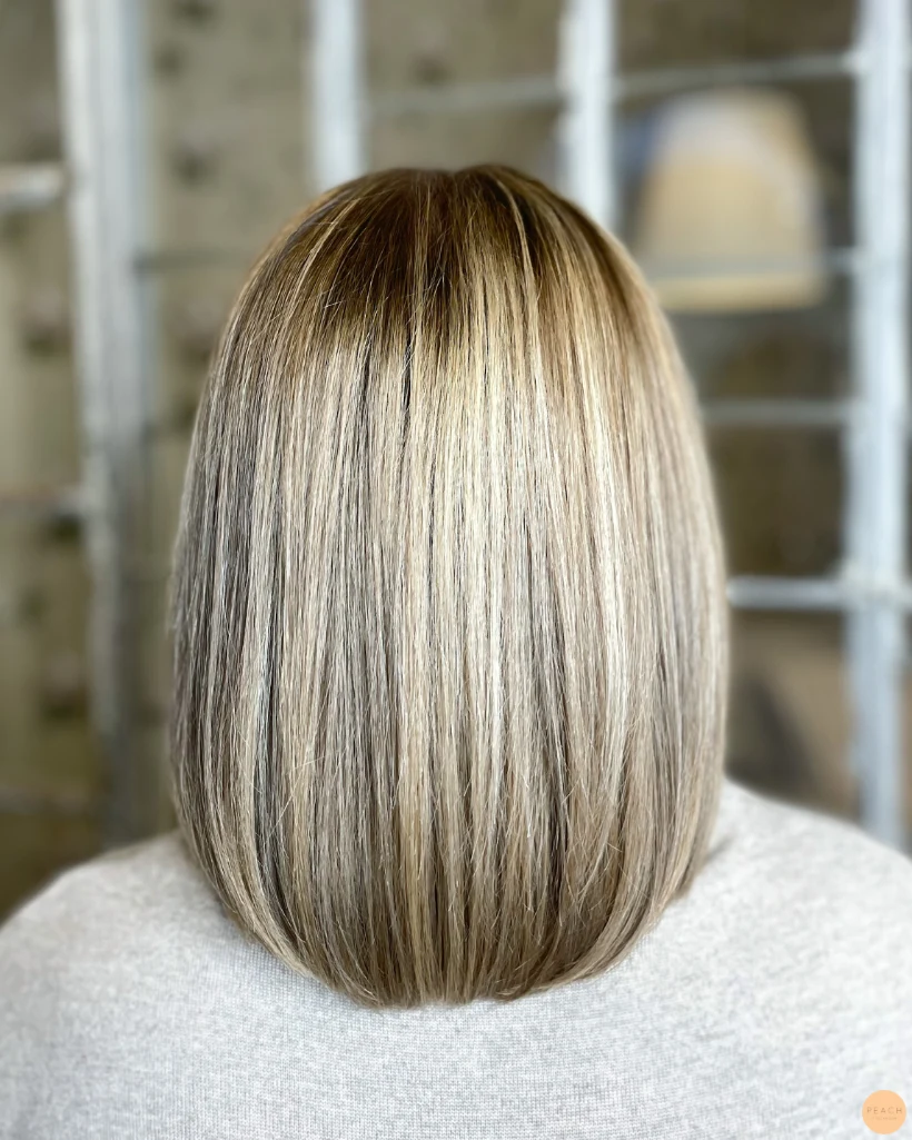 Kall beige blond hårfärg