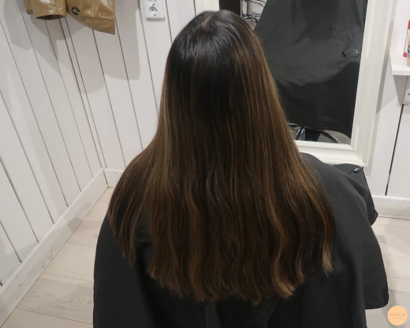 Kall brun hårfärg