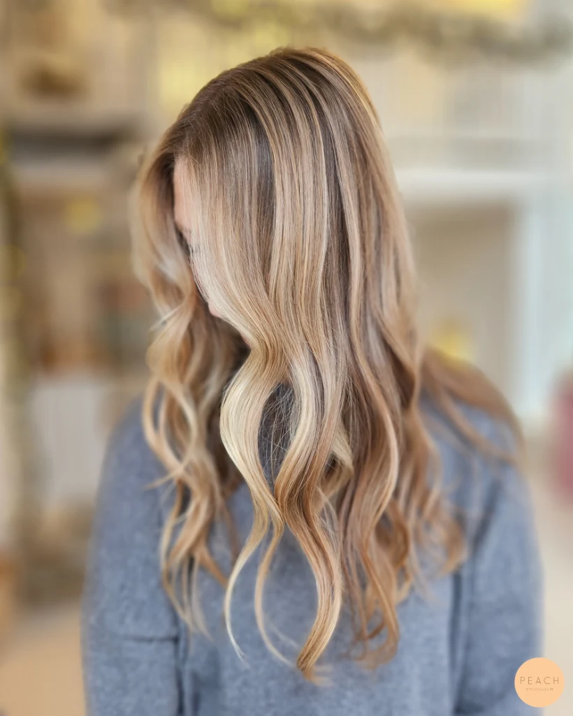 Honey bronde hair