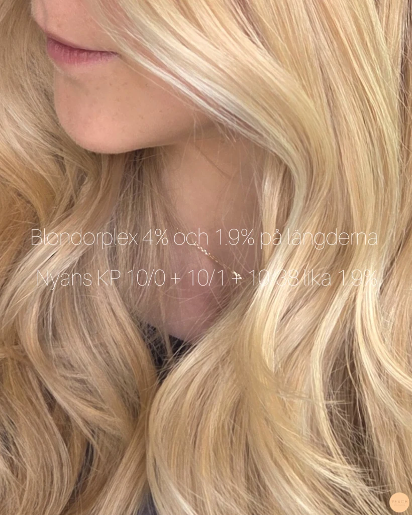Vanilla blonde hair color 🍦