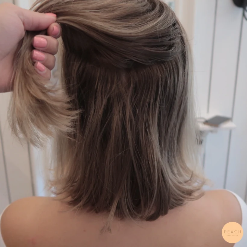 Babylights hair med beige toner