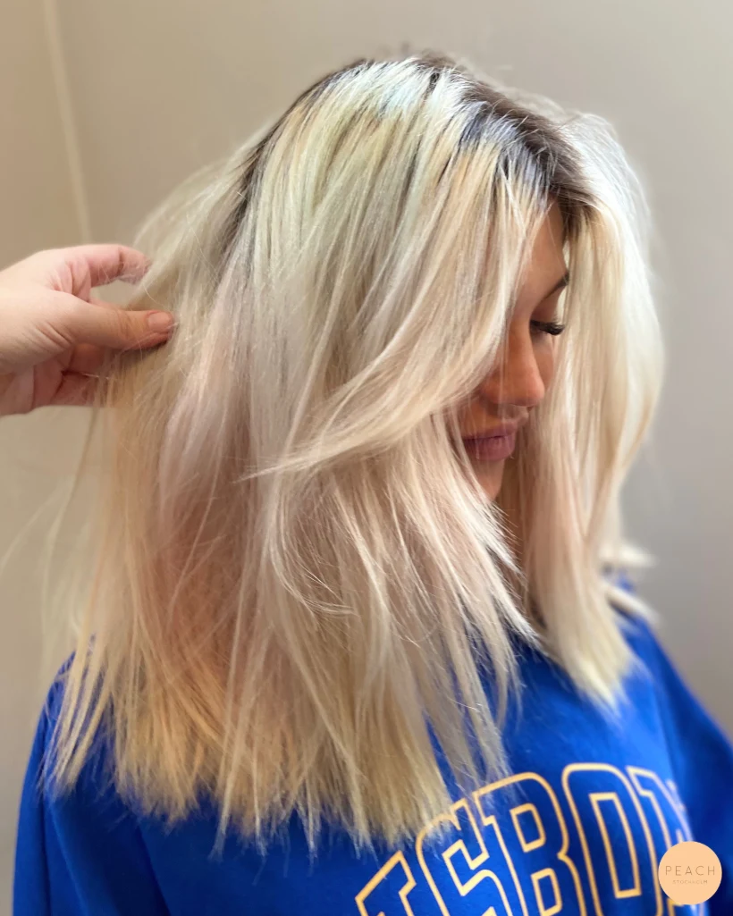 Färgkorrigering med rosa toner