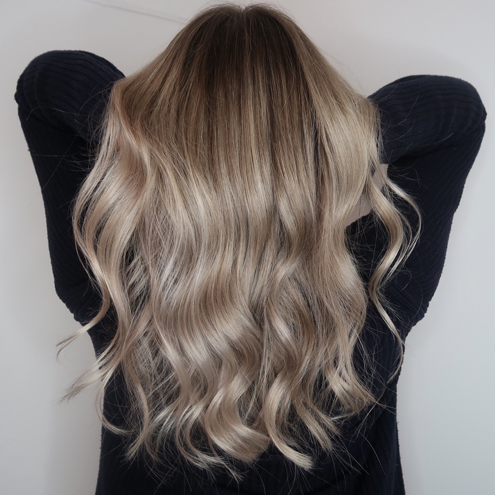 Balayage blonde stockholm