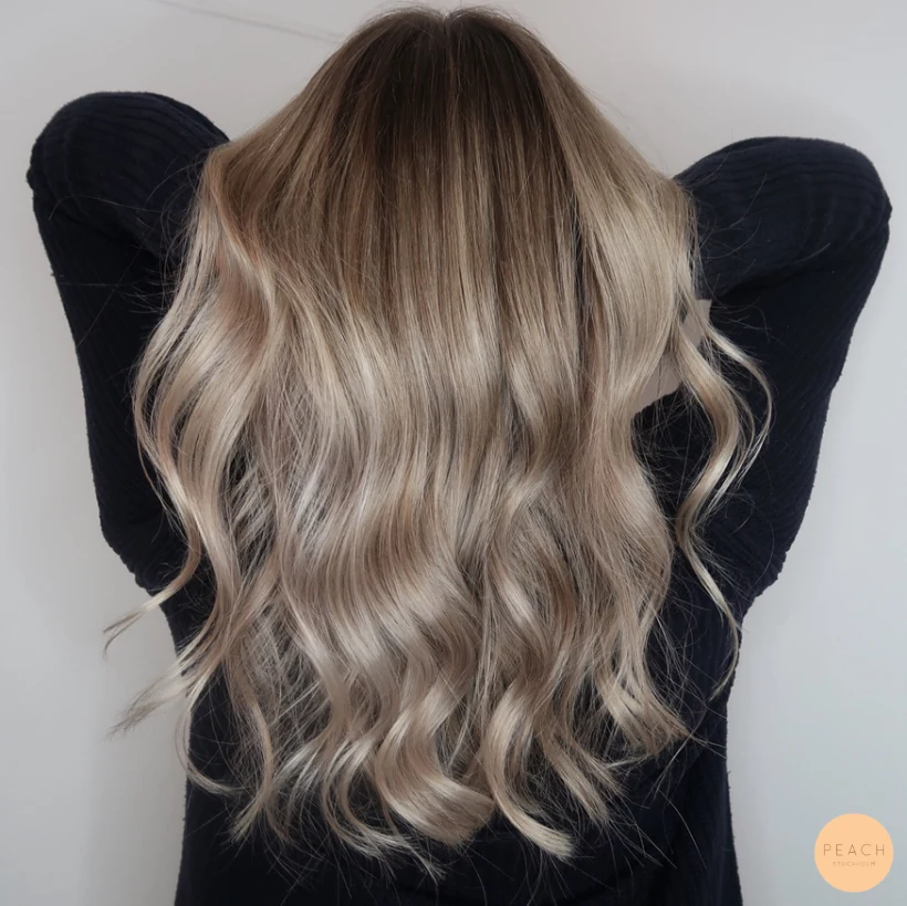 Balayage blonde stockholm