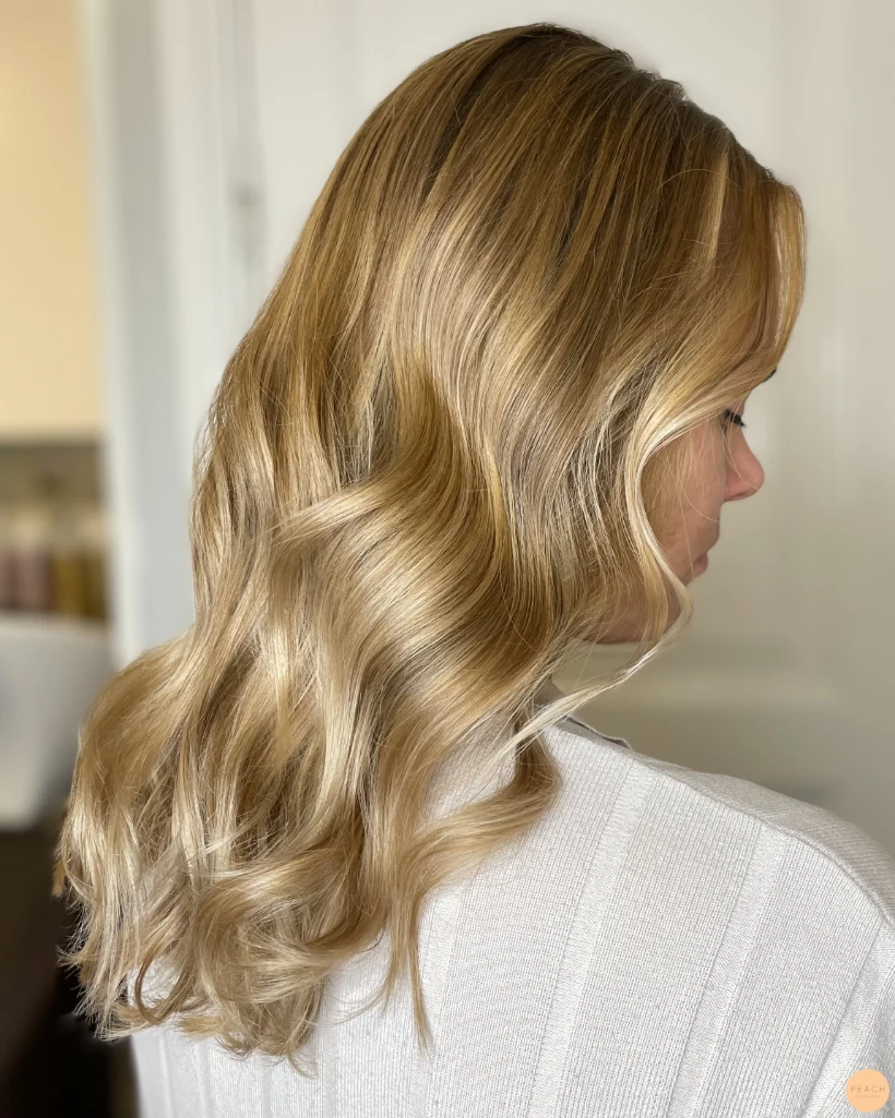 Varm/beige Balayage