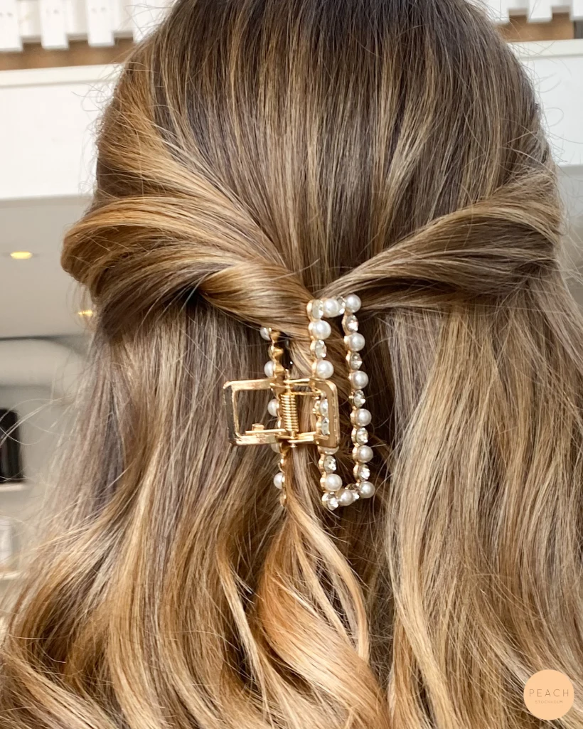 Soft varmblond balayage