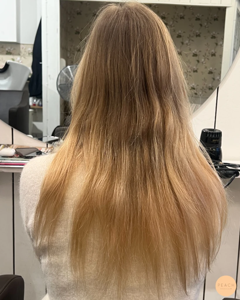 Ljusa kalla slingor med ljusa slingor
