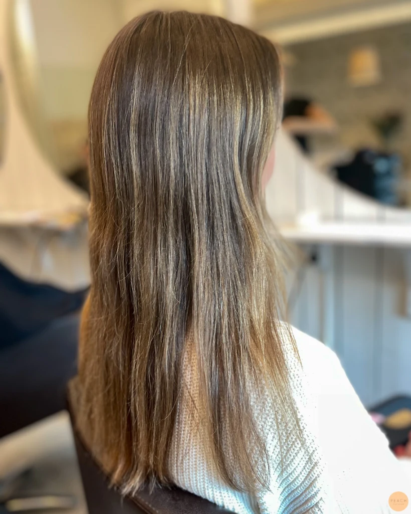 Teasylights slingor blandat med balayage