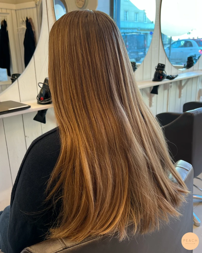 Light brown hair color