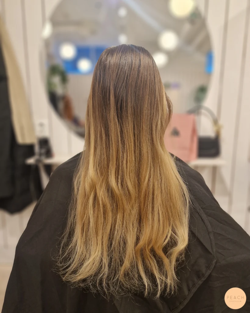 Beige Blonde hair med beige toner