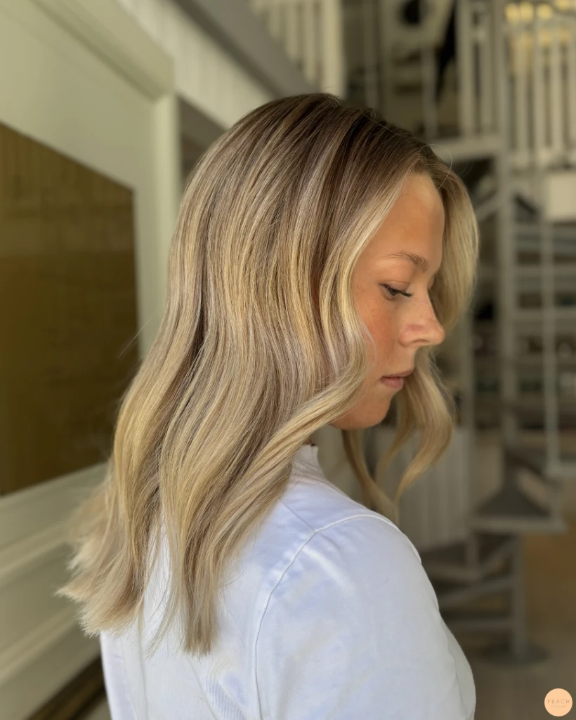 Hårfärg beige blond