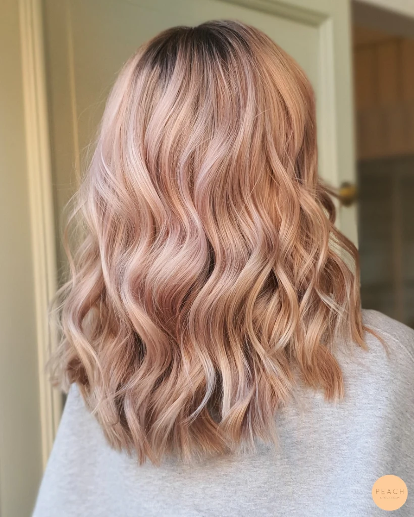 Dusty pink hair