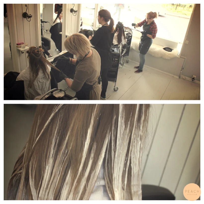 Balayage på Peach Stockholm