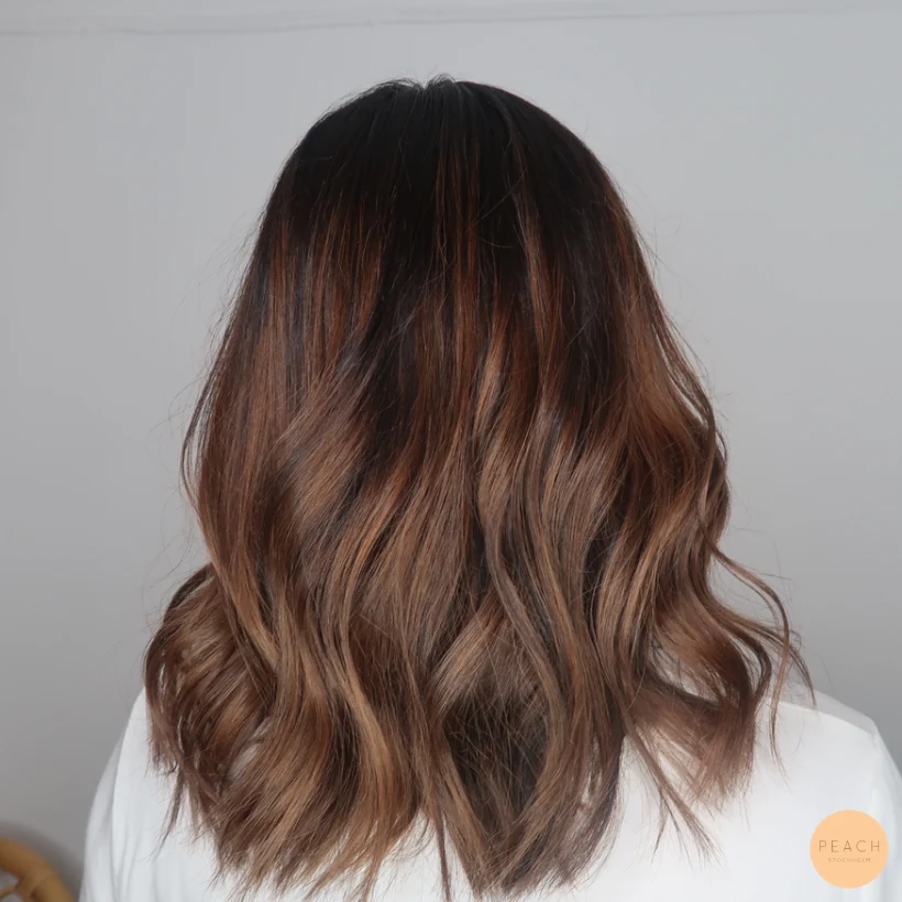 Brun balayage – salongsresultat av Therese Lindbladh, 15 maj 2019